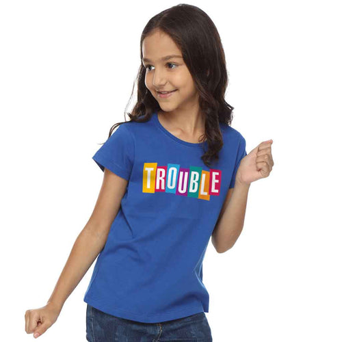 Double Trouble Tee for kid sister