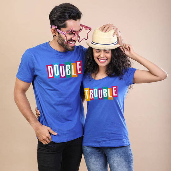 Double Trouble Adult Siblings Tees