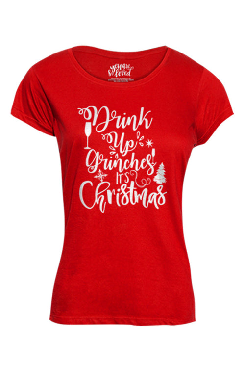 Drink Up, Couples Matching Tees For Women
