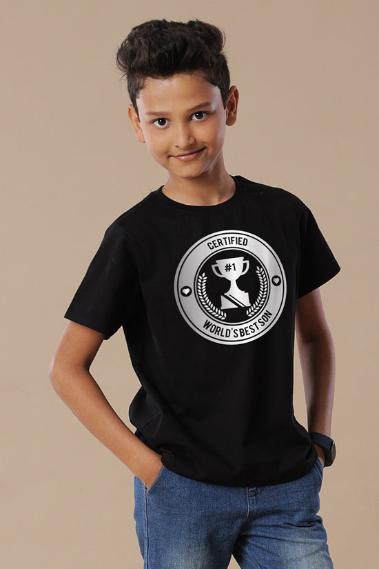 Certified #1 Mom & Son Tees for son