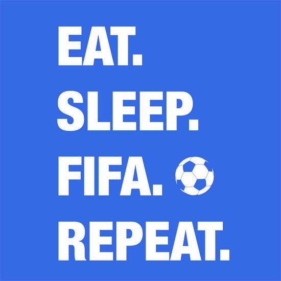 Eat, Sleep, Fifa, Repeat Dad and Son Tee