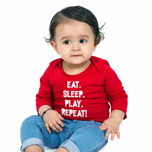 Eat Sleep Play Repeat Babysuit