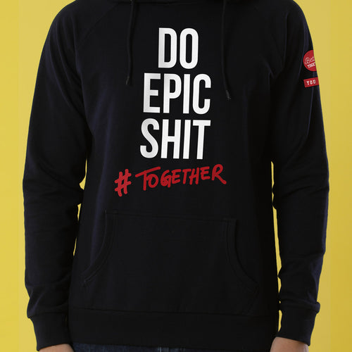 Epic Things Together, Matching Black Hoodies For Couples