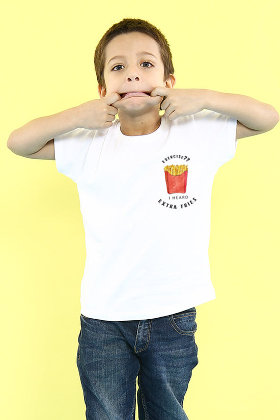 Extra Fries Matching Family New Years Tees For Son