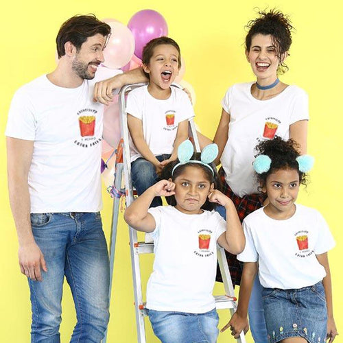 Extra Fries Matching Family New Years Tees