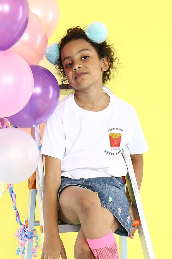 Extra Fries Matching Family New Years Tees For Daughter