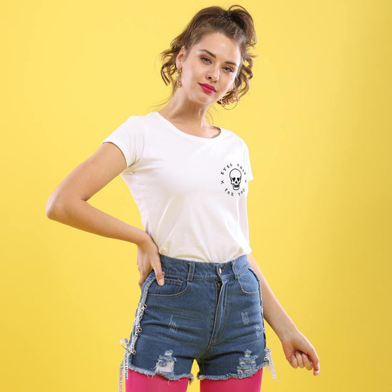 I 've got my eyes on you! (White) Matching Couples Tees For Women