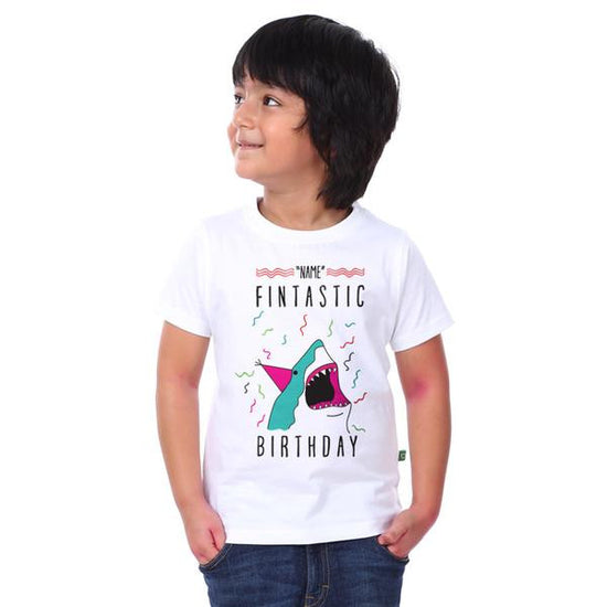 Fintastic Birthday Family Tees for son