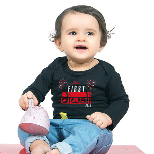 First Diwali,  Personalized Bodysuit For Baby