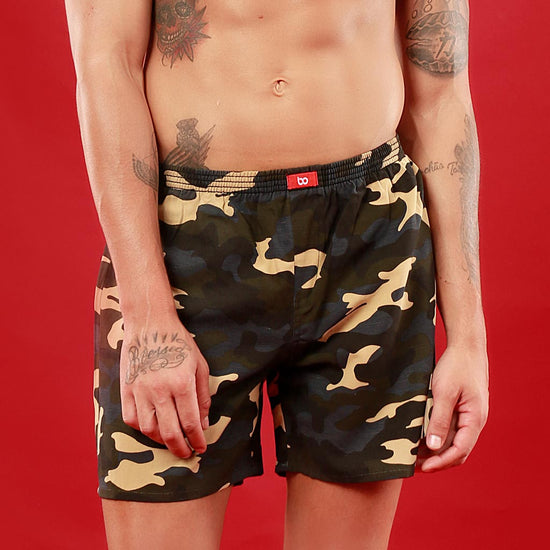 Army Allover print, Matching Couple Boxers