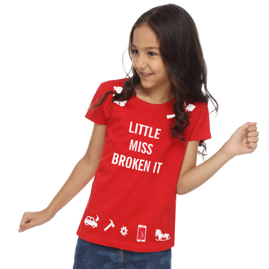 Fix It Broke It Dad and Daughter Tee For Daughter