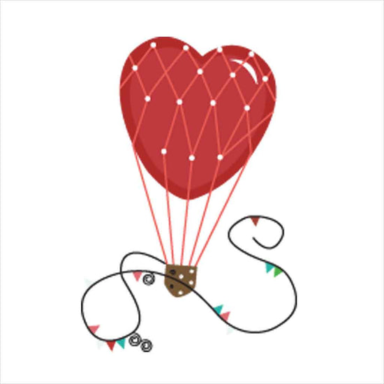 Love Hot Balloon Couple Tees