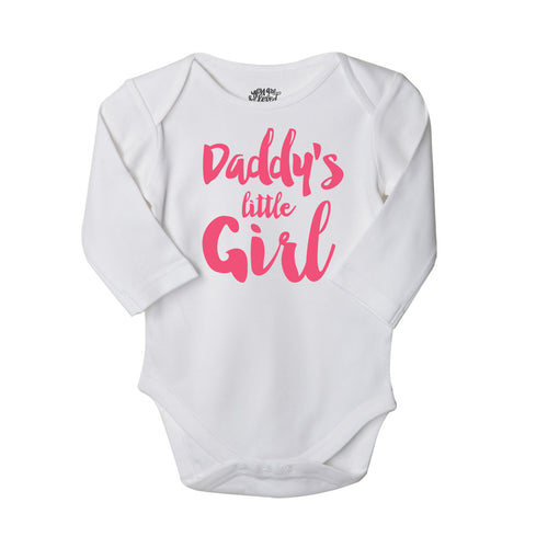 Daddys Little Girl , Set Of 3 Assorted Bodysuits For The Baby