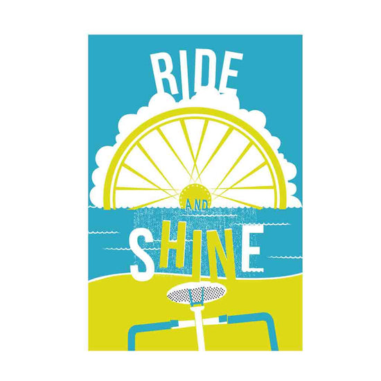 White Ride And Shine Father-Son Tees