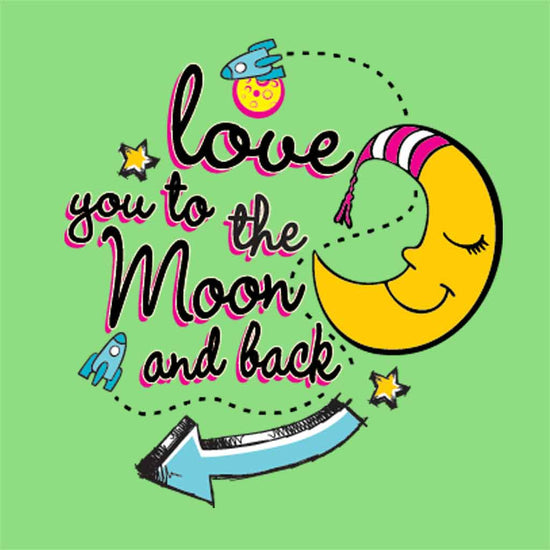Love you to the moon and back bodysuit and Tees