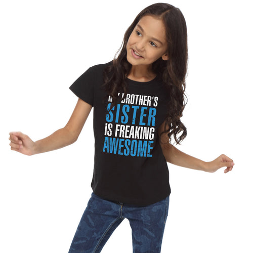 Freaking Awesome, Matching Sibling Tees For Girl