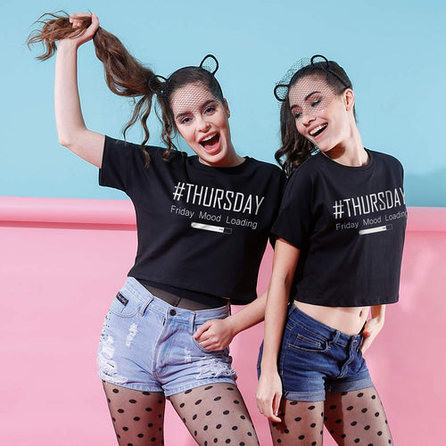 Friday Mood Loading, Crop Tops For Bffs