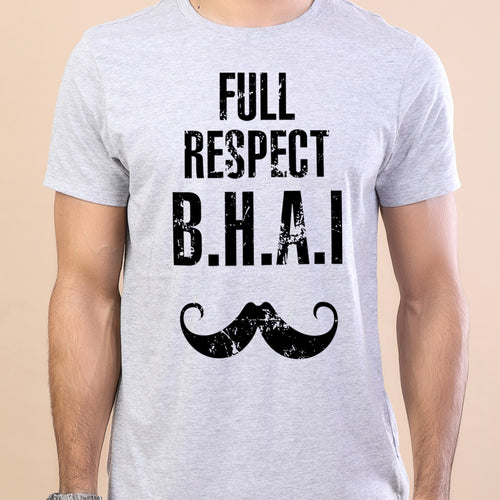 Full Respect Bhai-Behen Adult Siblings Tees
