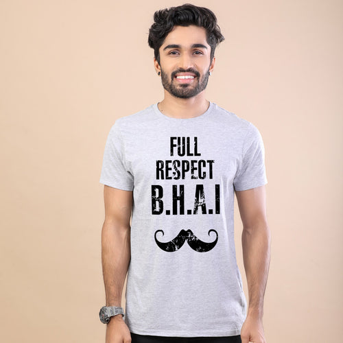 Full Respect Bhai-Behen Adult Siblings Tees