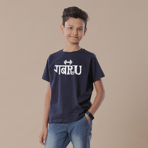 Gabru Sr-Jr,  Matching Punjabi Tees For Son