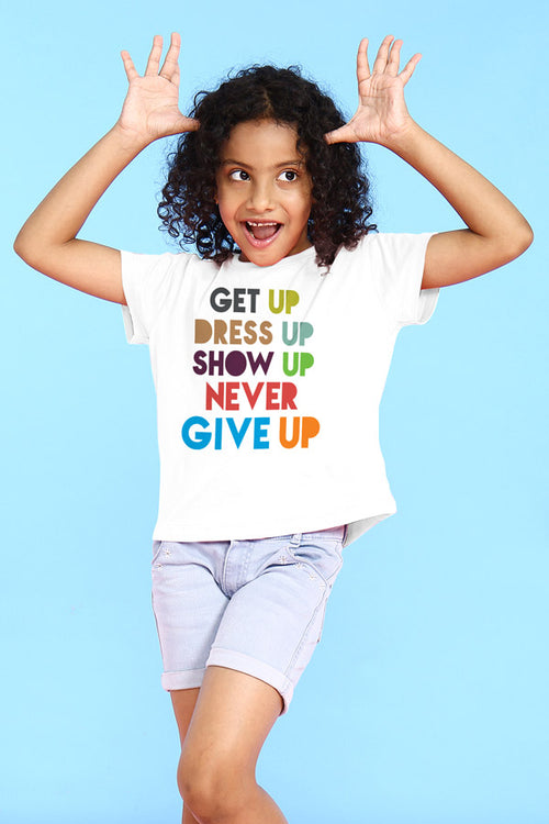 Get up Dress Up Tee for Girls