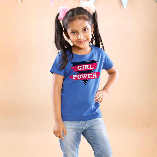 Girl Power Mom And Daughters Tees For Daughter