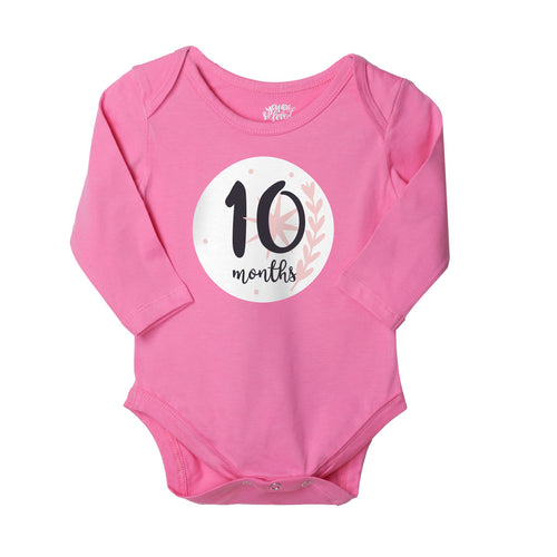 10-11-12, Set Of 3 Assorted Bodysuits For Baby
