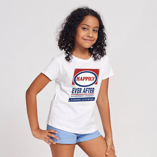 Happily Ever After, Matching Family Tees For Daughter