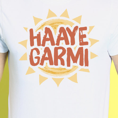Garam/Haaye Garmi Matching Tees For Couples