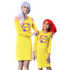 Hakuna Matata Cold Shoulder Dresses For Mom And Daughter