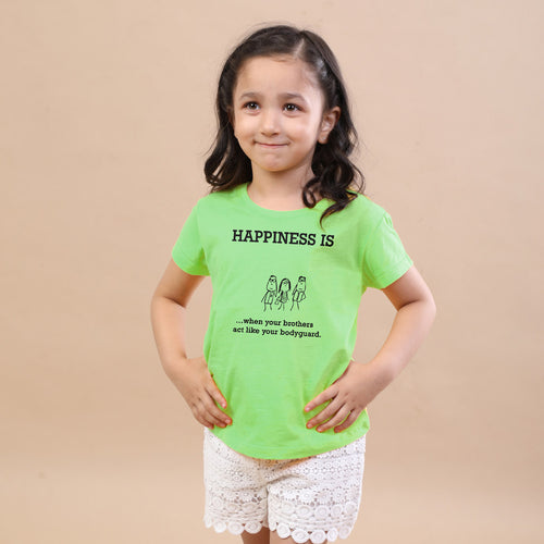 Happiness Tee for Girls