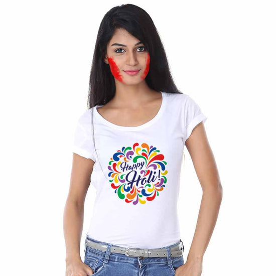 Happy Holi Bro & Sis Holi Tees for sister