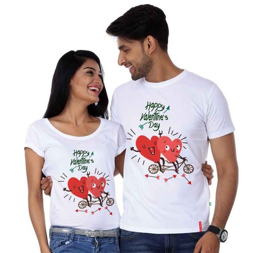 Happy Valentine's Day Couple Tees