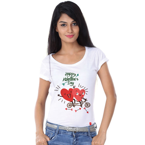 Happy Valentine's Day Couple Tees for women