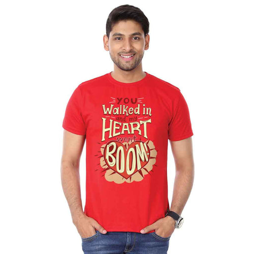 Heart Went Boom Couple Tees