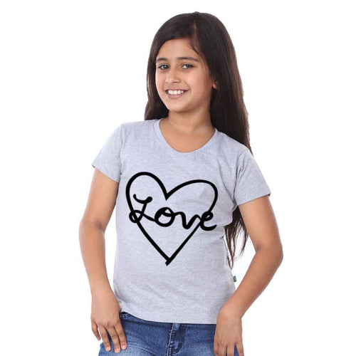 Mom & Daughter Love Heart Tees