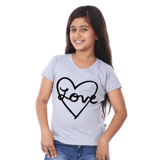 Mom & Daughter Love Heart Tees for daughter