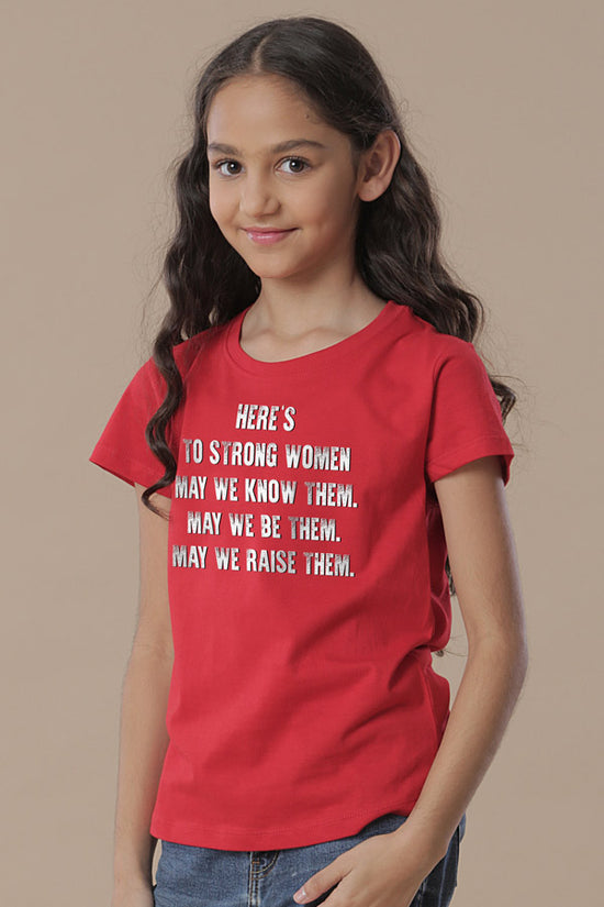 Here's To Strong Women Tees for daughter