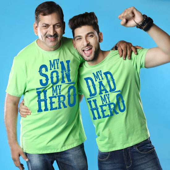 Heroes In Green Dad And Son Matching Adult Tees