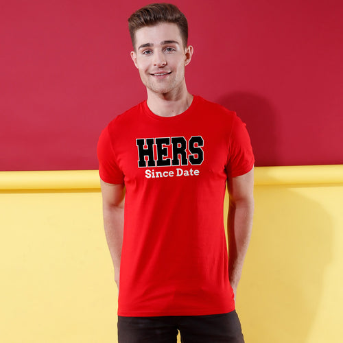 Hers & His Anniversary Crop Top & Tee