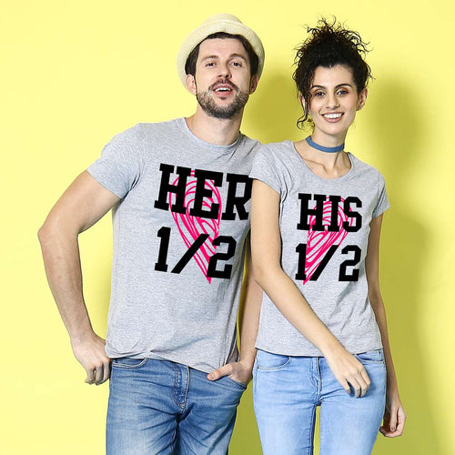 His Her Couple Tees