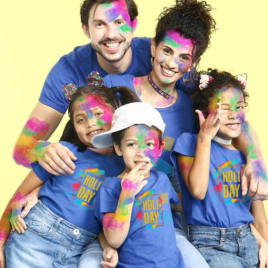 Holi Day , Matching Tees For Family