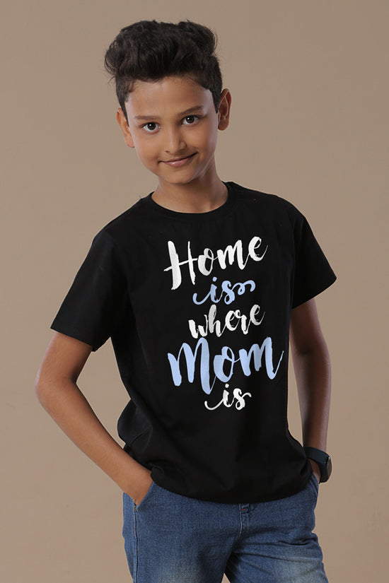 Home Is Where Mom Is Mom & Son Tees for son