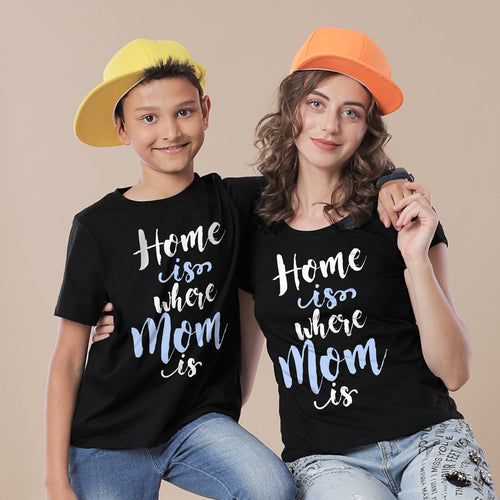 Home Is Where Mom Is Mom & Son Tees