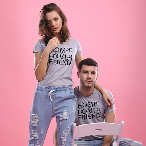 Homie Lover Friend Couple Tees