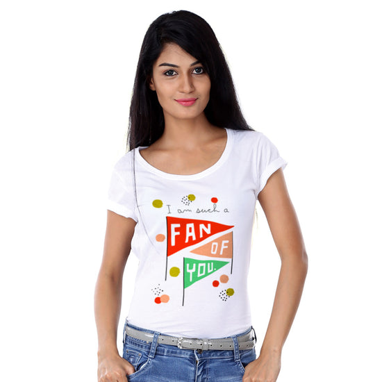 I Am Such A  Fan Of You Couple Tees for women