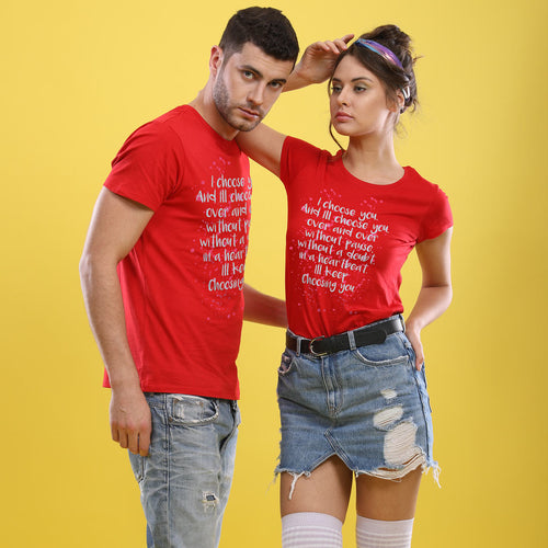 I Choose You Couple Tees