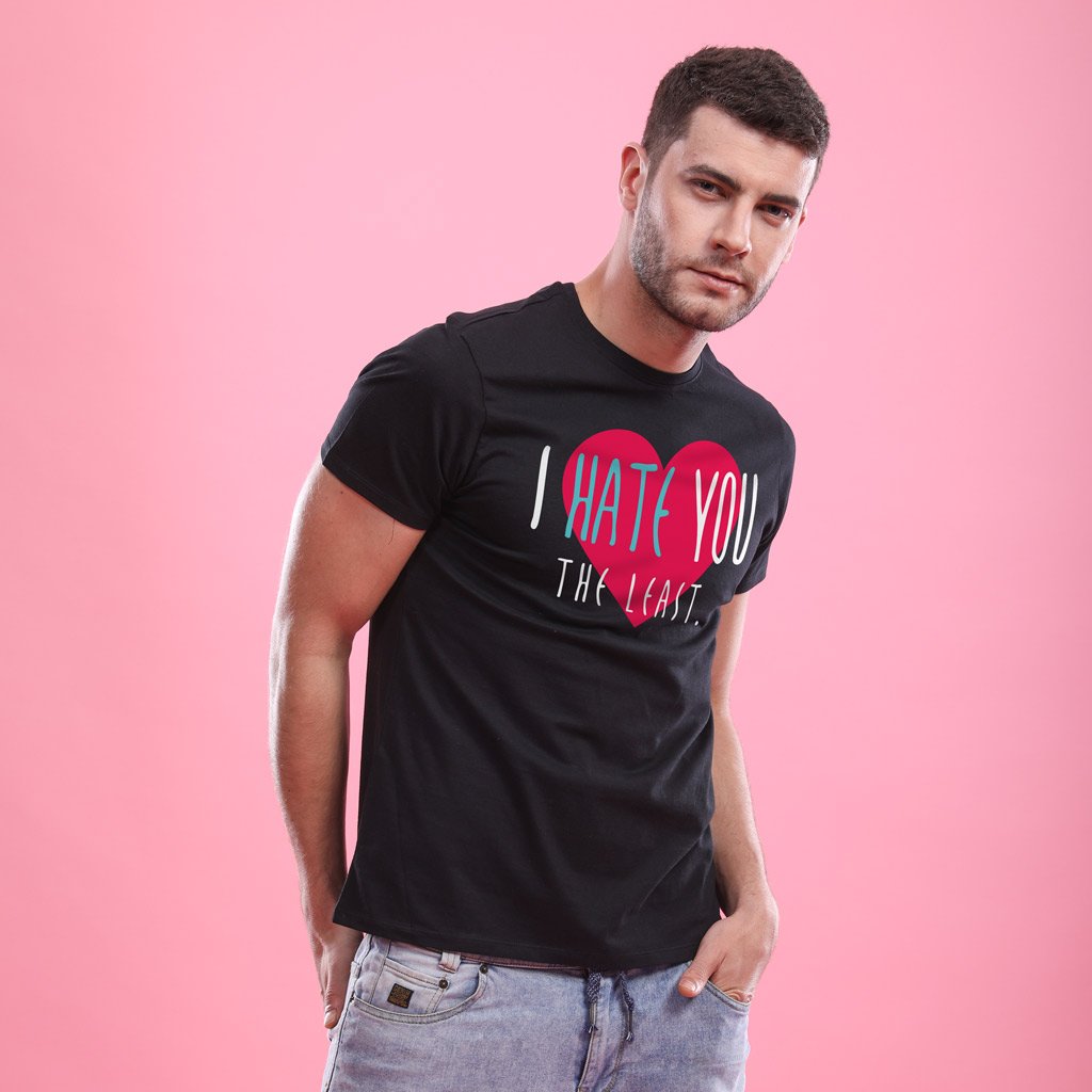 I Hate You The Least Tee For Men