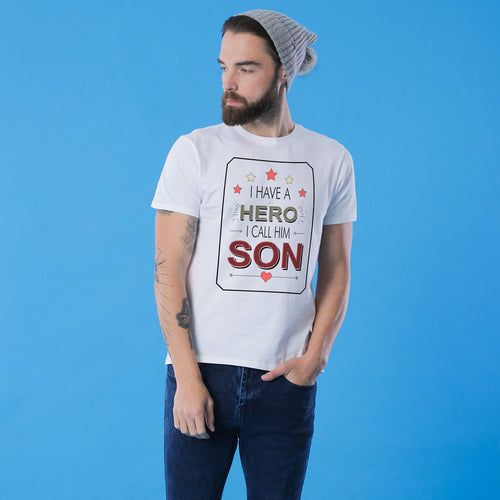 I Have A Hero Dad And Son Tshirt