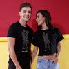 I Just Want You To Know , Matching Customisable Couples Crop Top & Tee